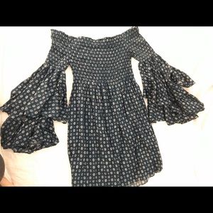 VICI Off the Shoulder Boho Dress
